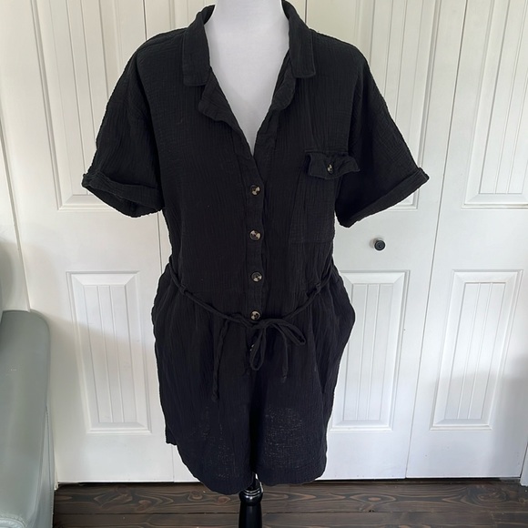 Belted Safari Romper - Picture 1 of 4